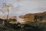 Horatio Mcculloch Loch Fad, Isle of Bute oil on canvas